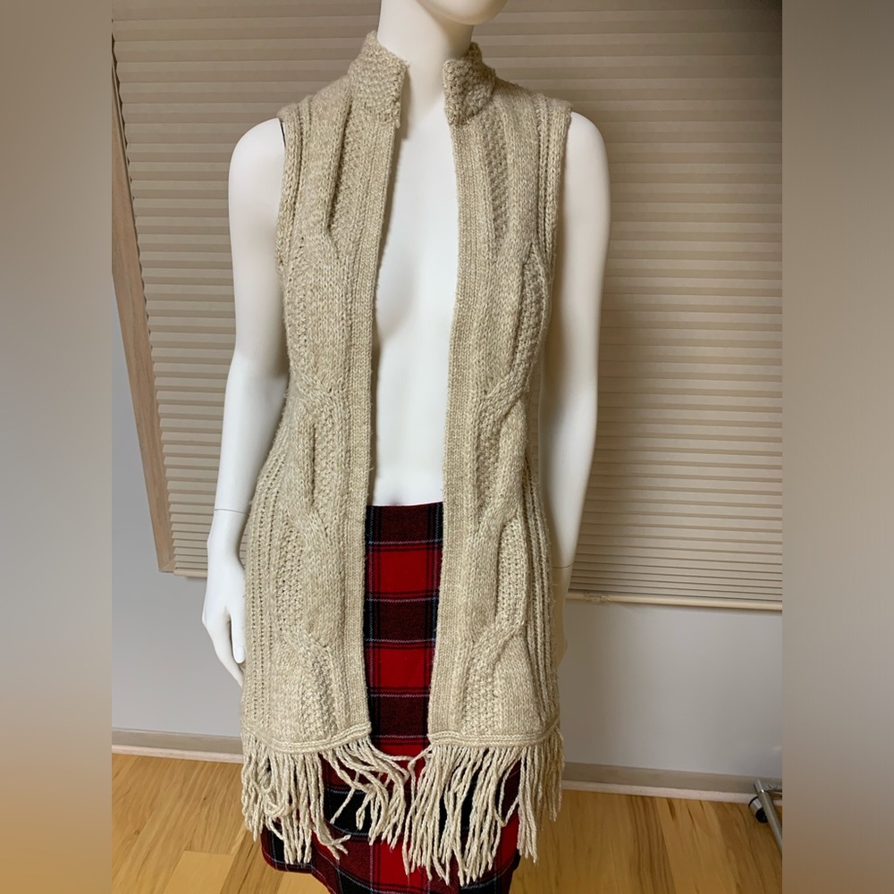 Chico’s Fringe Fran Vest. Women’s. Size: 0. Condition: Like New